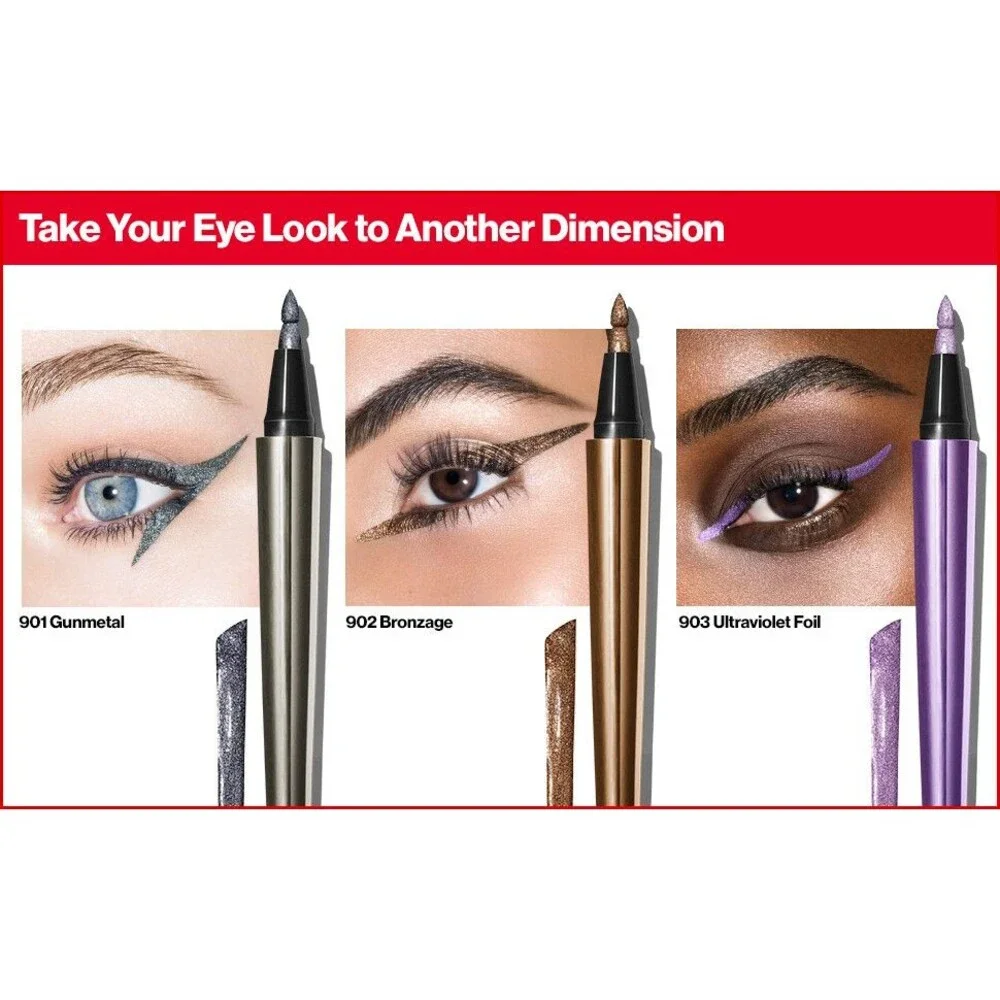 Revlon So Fierce Chrome Ink Liquid Liner Molten Metal Metallic Ink Eyeliner